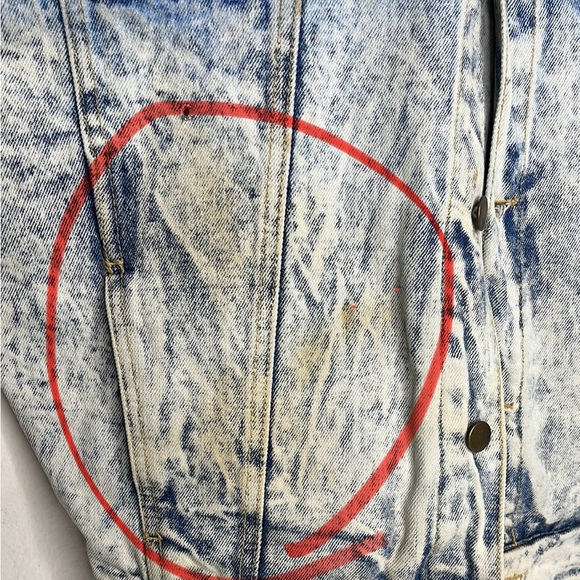 Jean Vest Atlantic City Airbrush Colorful Gambling Size XL - Picture 12 of 16